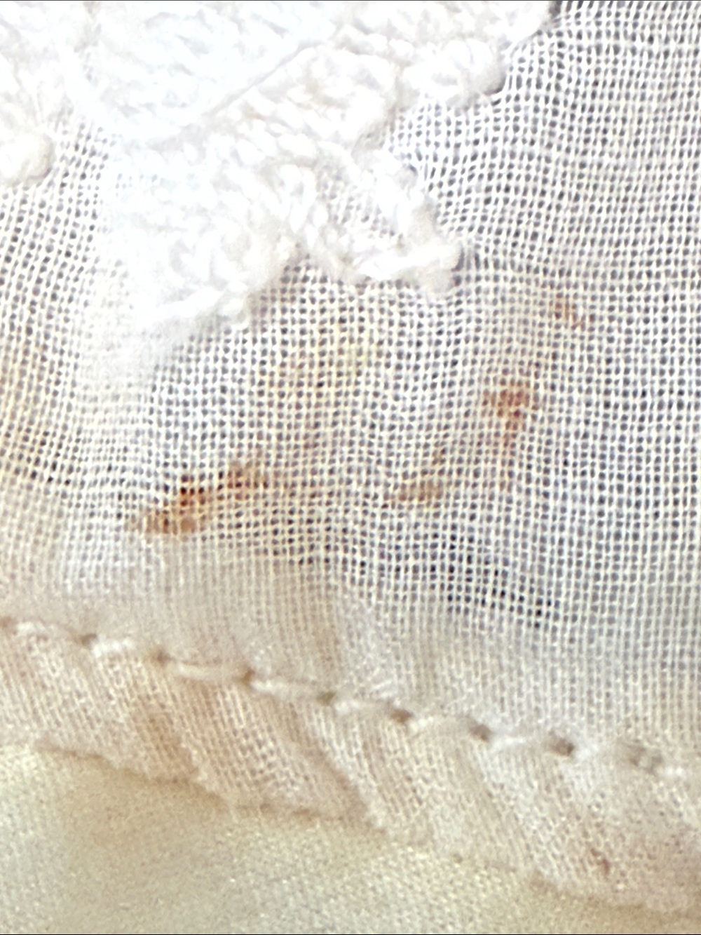 Ruehl No. 925 white embroidered mini skirt lined - Picture 11 of 14